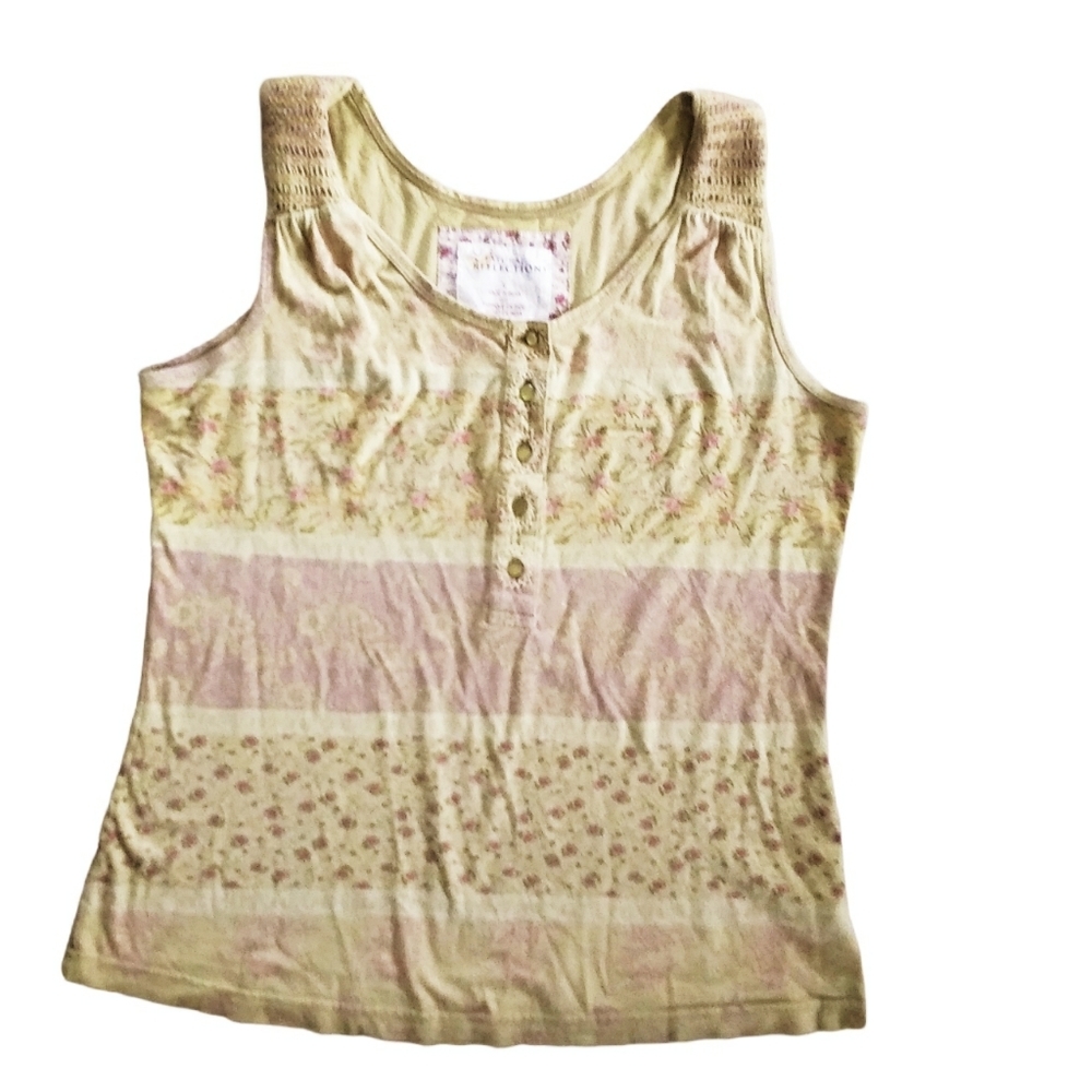 Natural Reflections Green and pink Tank top